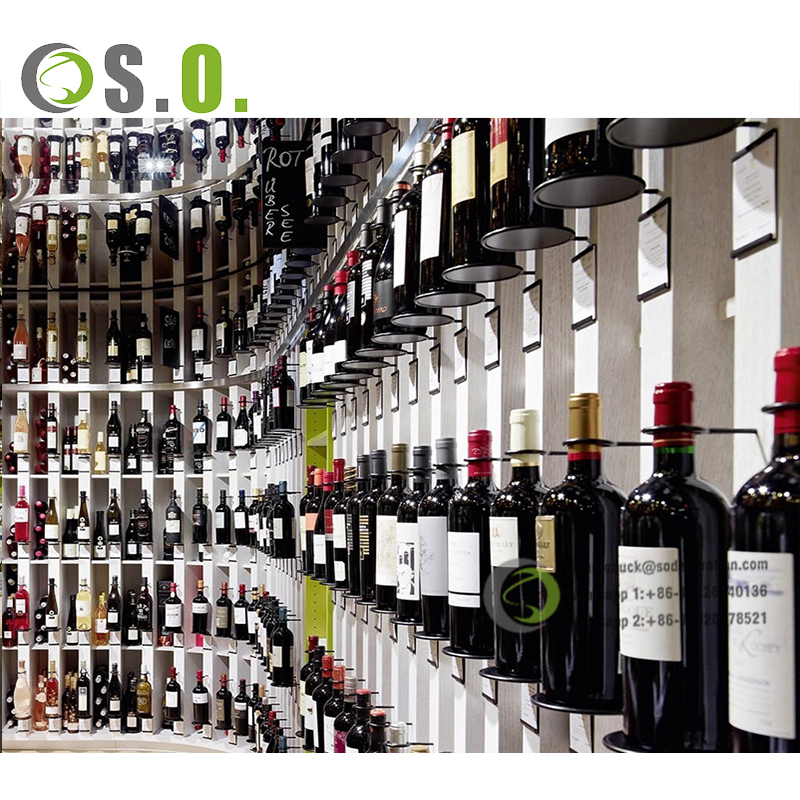 Fashion Wine Cabinet Living Room Wine Shelf Bar Furniture Wine Cabinet Display