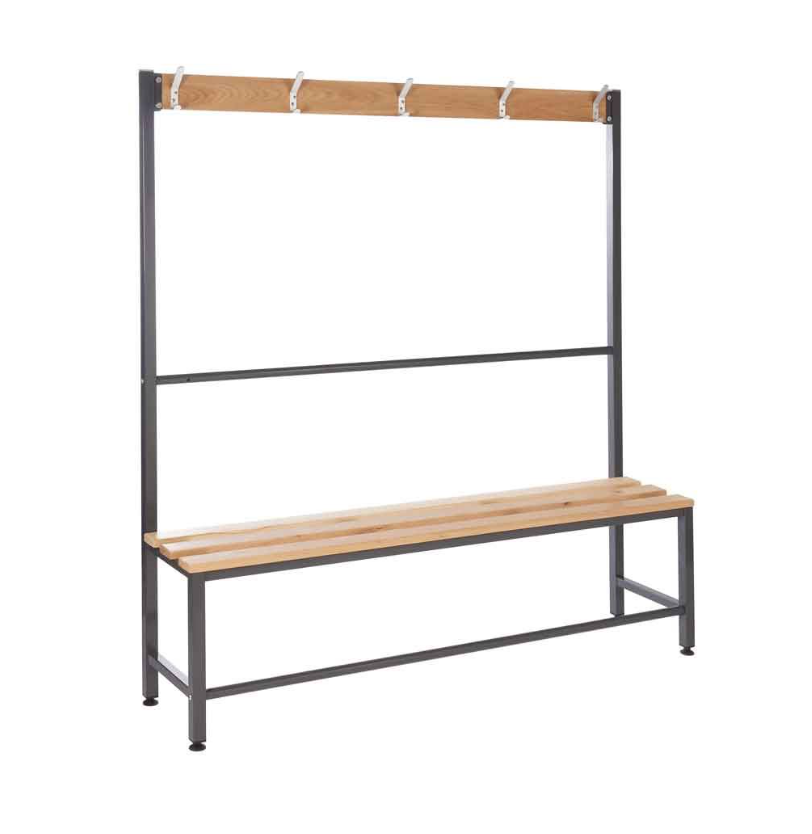 Modern Luxury Design Storage Bench for Gym Hospital Locker_Rooms Bathroom-Customizable Height Space-Saving Furniture Supply