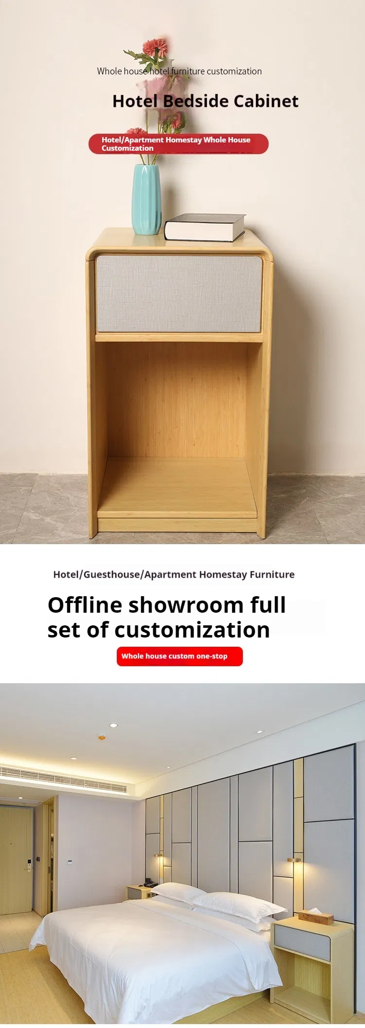 Hotel Bedroom Furniture Detail 1