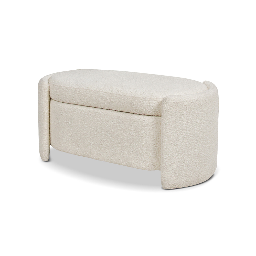 Contemporary Modern Design Wooden Fabric Soft Storage Bench Casual Casual for Living Room Home Use Wholesale Stools &amp; Ottomans