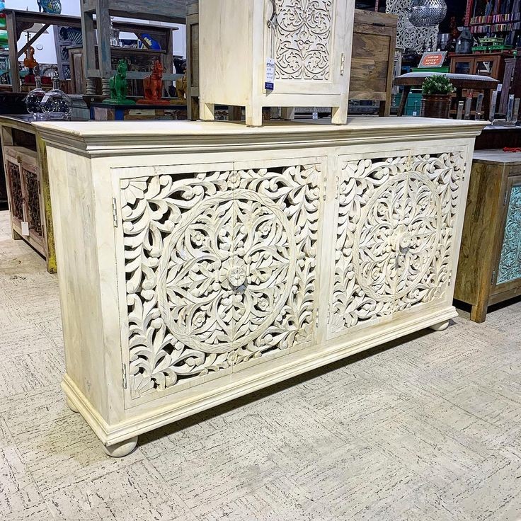 Solid Wood Distress Contemporary TV Cabinet Living Room Storage Sideboard Media Unit Adjustable Modern Customized Color Bedroom