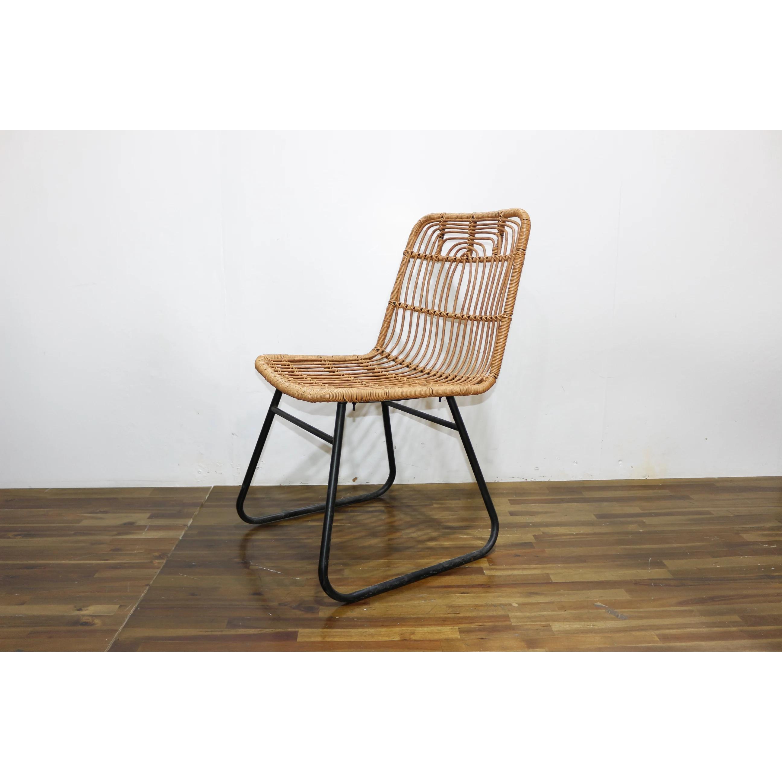 Rattan Storage Bench with Hidden Compartment for Commercial Restaurant Furniture and Garden Tools