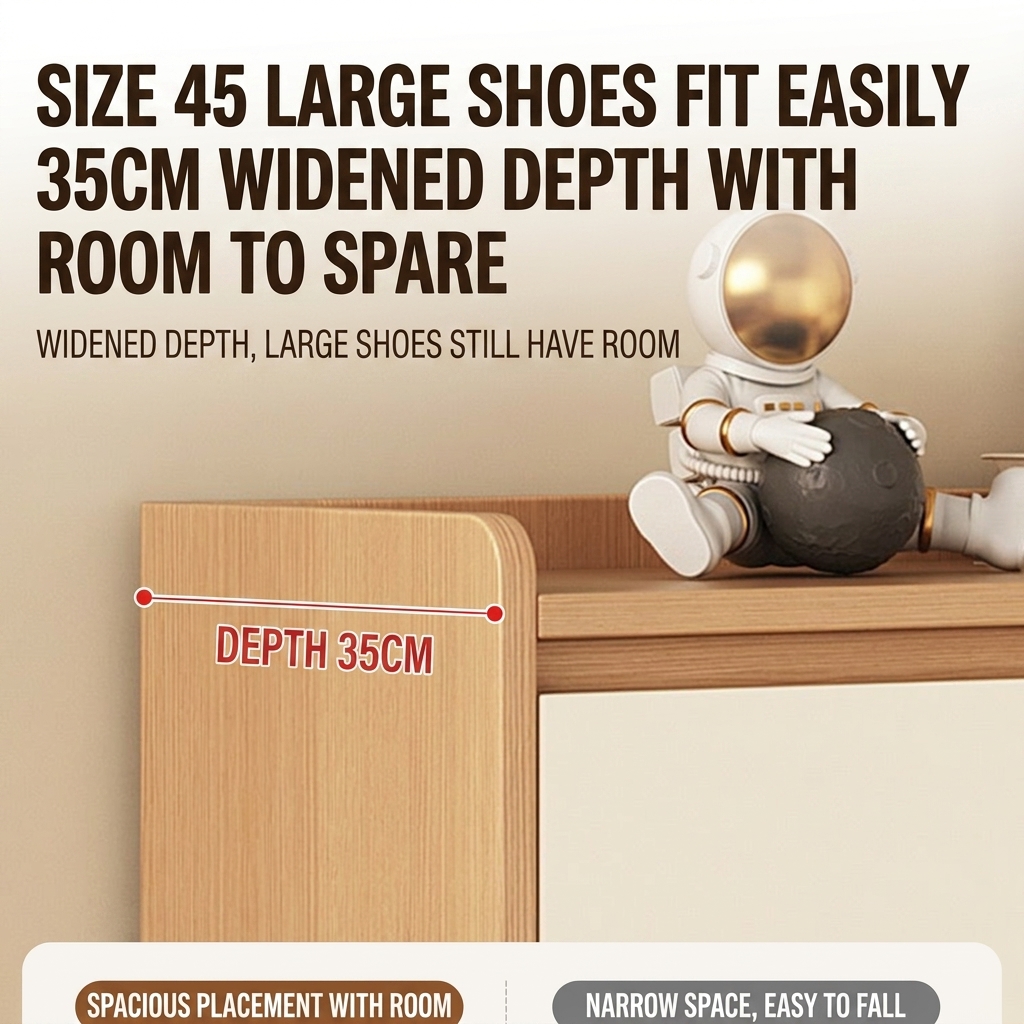 E0-grade Eco-friendly Plywood 4door Standalone Shoe Cabinetmoisture-resistant And Wear-resistantsuitable For Wholesale Customers