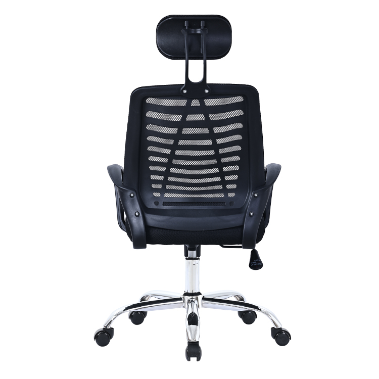 Free Sample Modern Designer Furniture Full Mesh High Back Swivel Meeting Visitors Office Chair With Wheels Headrest