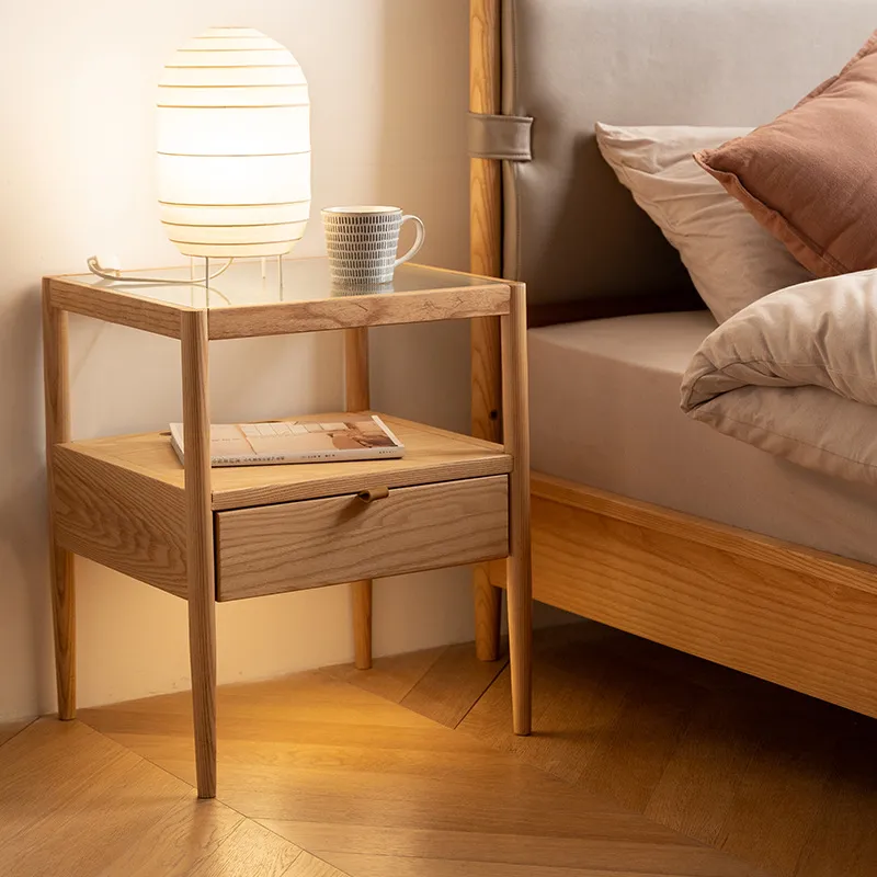 Modern Smart Bedside Table Drawer Cabinet