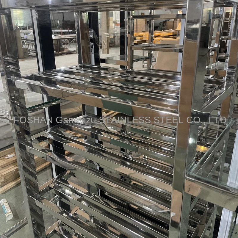 Stainless Steel Wine Rack Panel Style