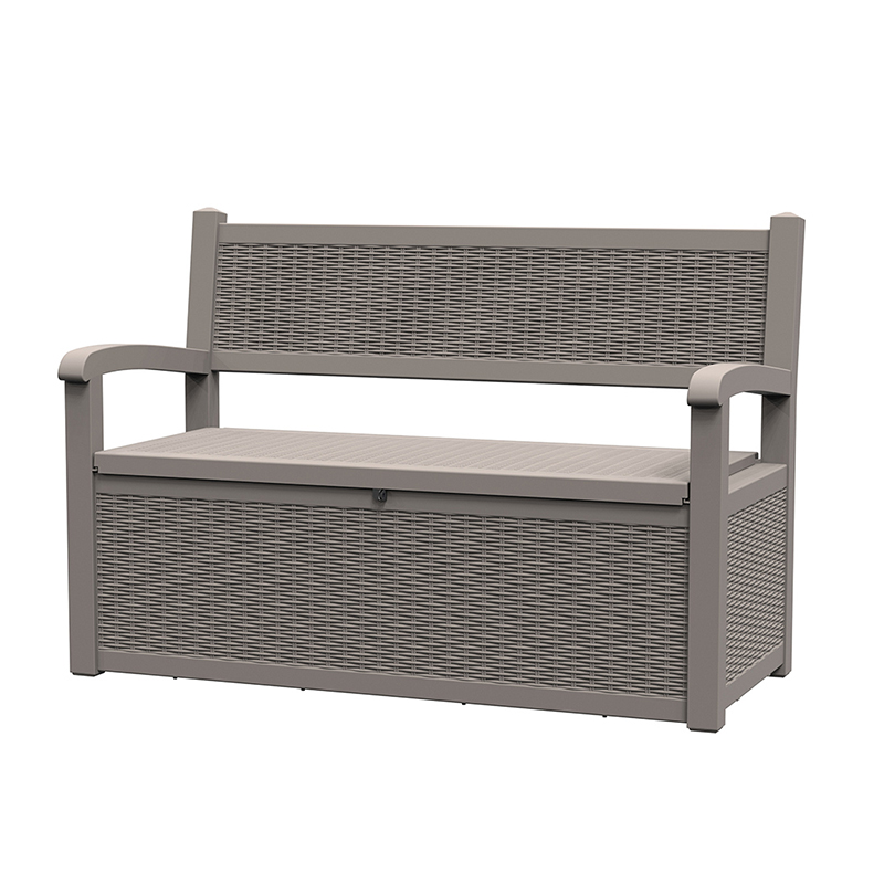 Garden Furniture Patio Outdoor Storage Bench With Cushion