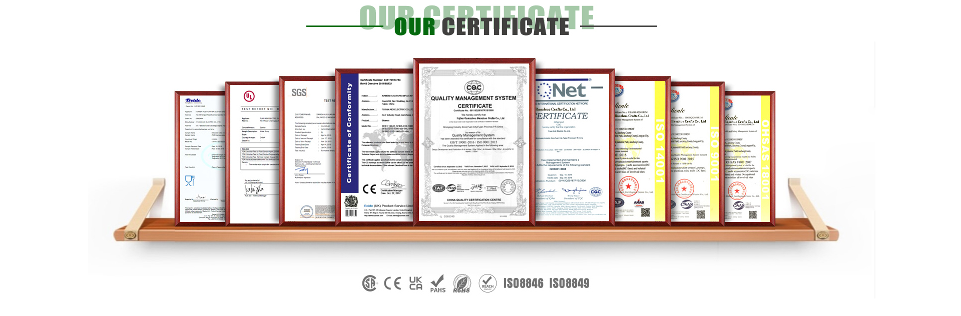 Quality Standard Certificate