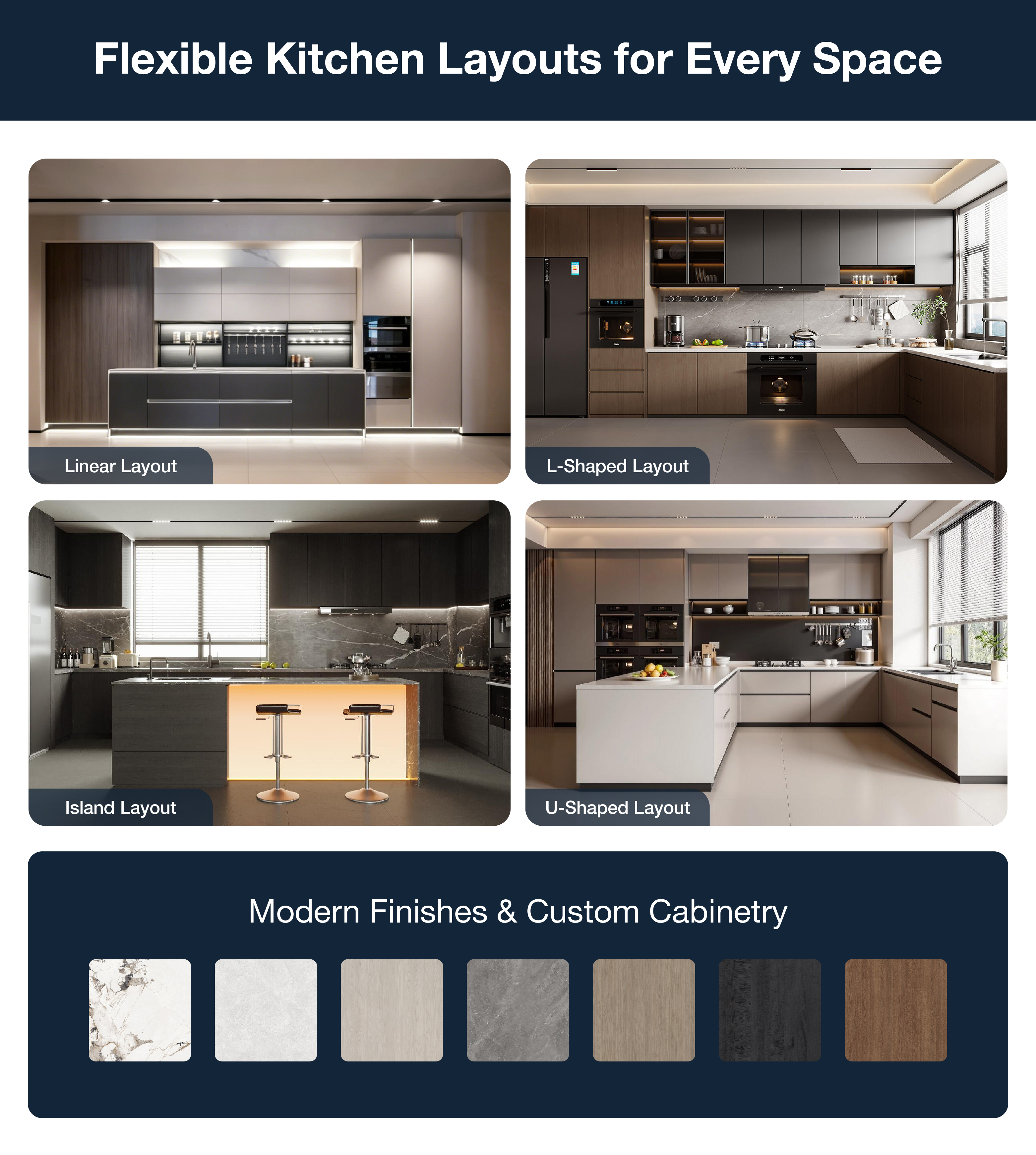 Customized Modern Walk-in Closet Wardrobe System With Glass Doors For Bedroom And Dining Storage Modular Design