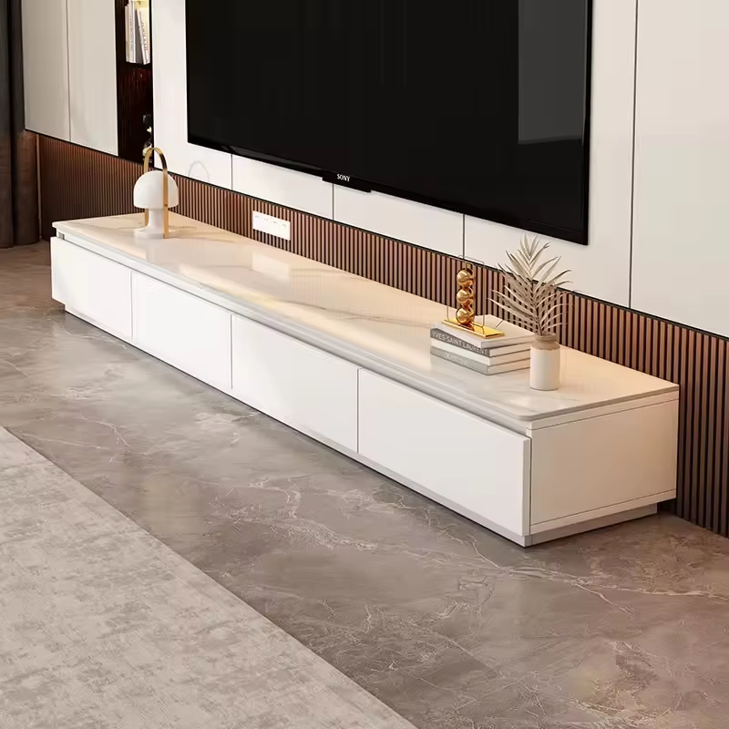 Premium Modern Living Room Luxury TV Console, Practical Base Cabinet for TV &amp; Daily Storage with TV Application