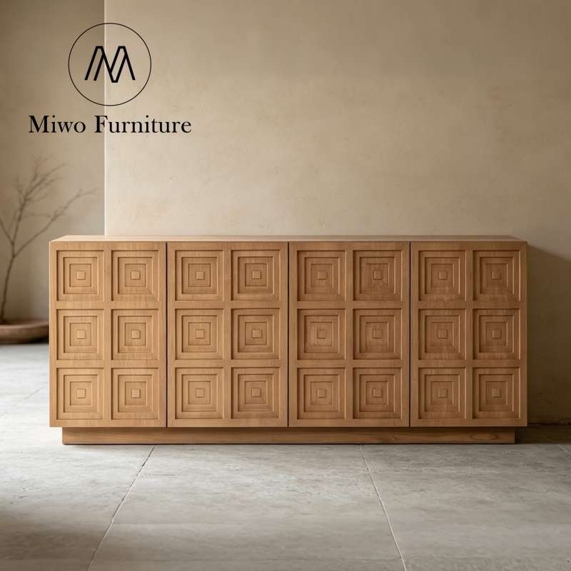 Contemporary Living Room Furniture Country Solid Wood Modern Vintage Furniture Dining Room Sideboard Accent Cabinet Sideboard