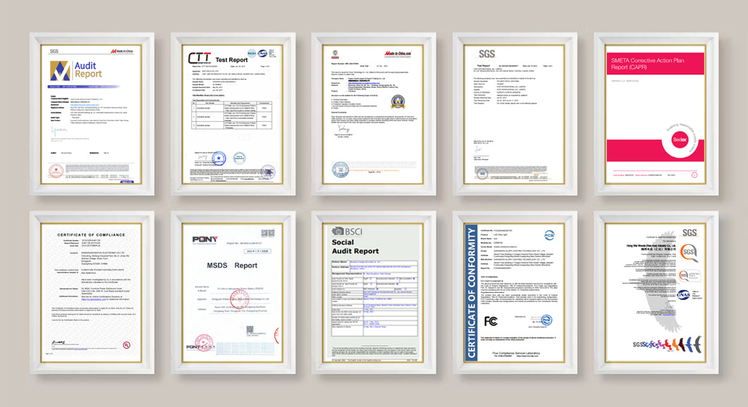 Certificates Sheet