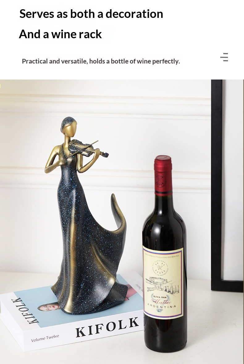 Creative High-end Resin Wine Rack & Cabinet for Living Room Home Entrance Dining Table & TV Area Decor