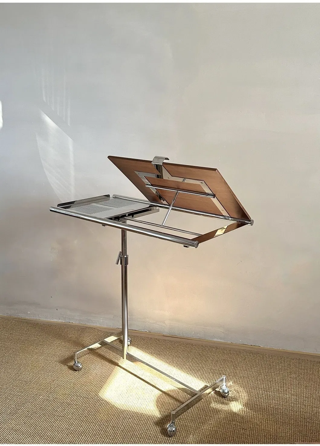 Mobile Side Table Detail