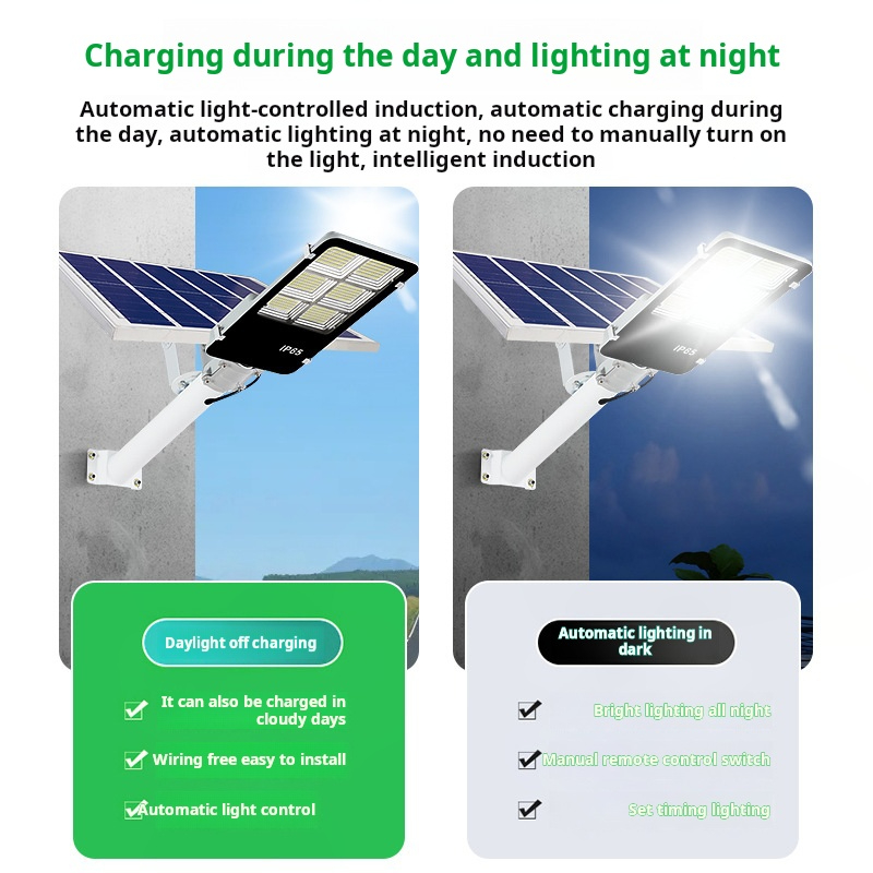 Manufacturer Price 60W/100W/120W/240W/360W/500W Aluminum Waterproof IP67 Solar LED Street Lights for Rural Areas and Roads