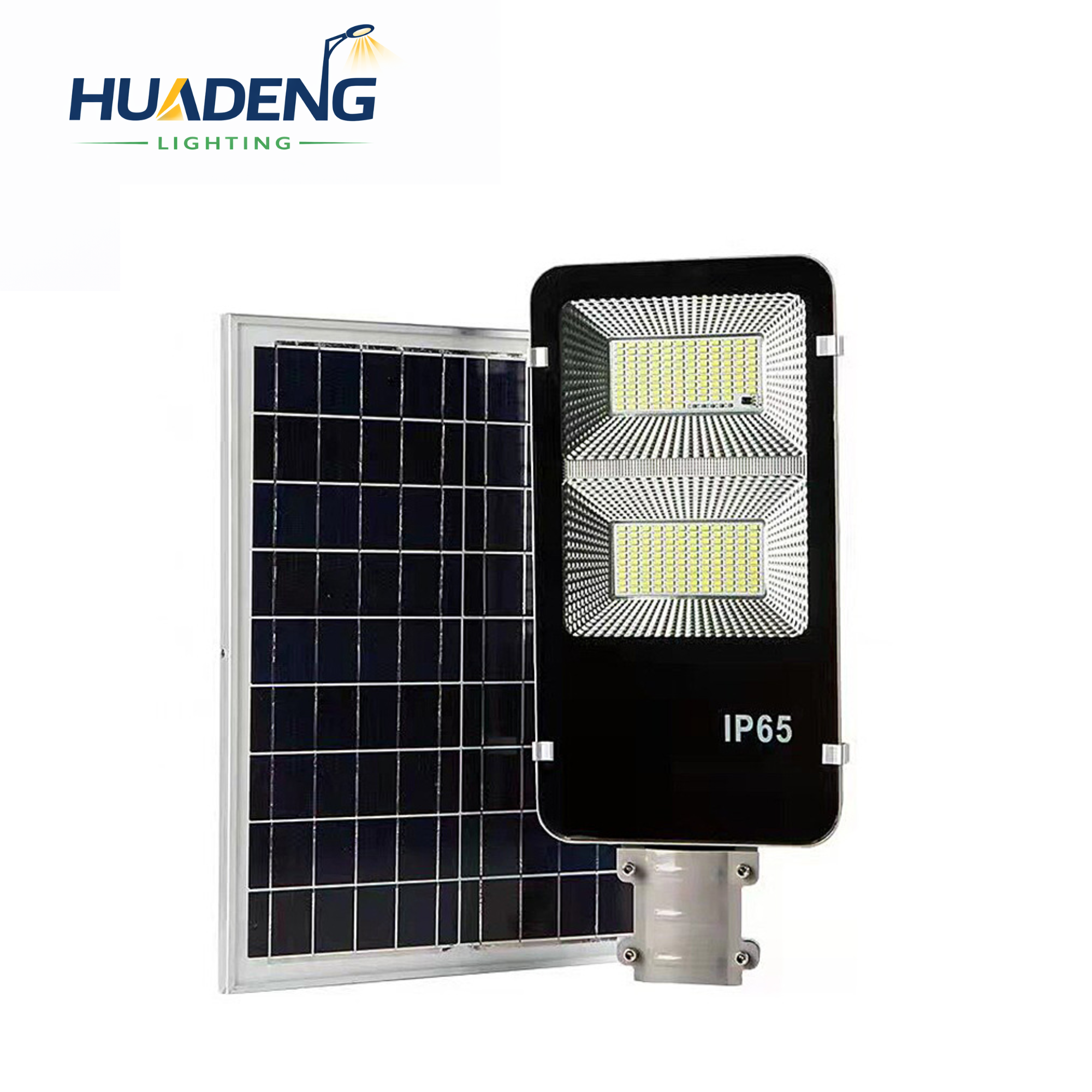 HUADENG Modern Design 80W 100W Solar LED Street Light Outdoor Road Lighting Smart Control Motion Sensor 3-Year Warranty