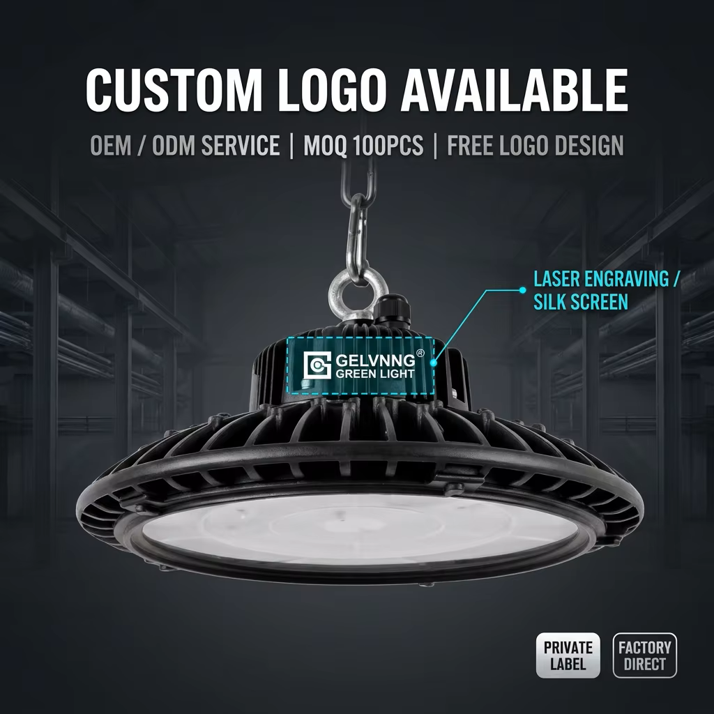 Dimmable IP65 100W 200W 300W LED UFO High Bay Light with Sensor for Warehouse Factory Workshop Lighting