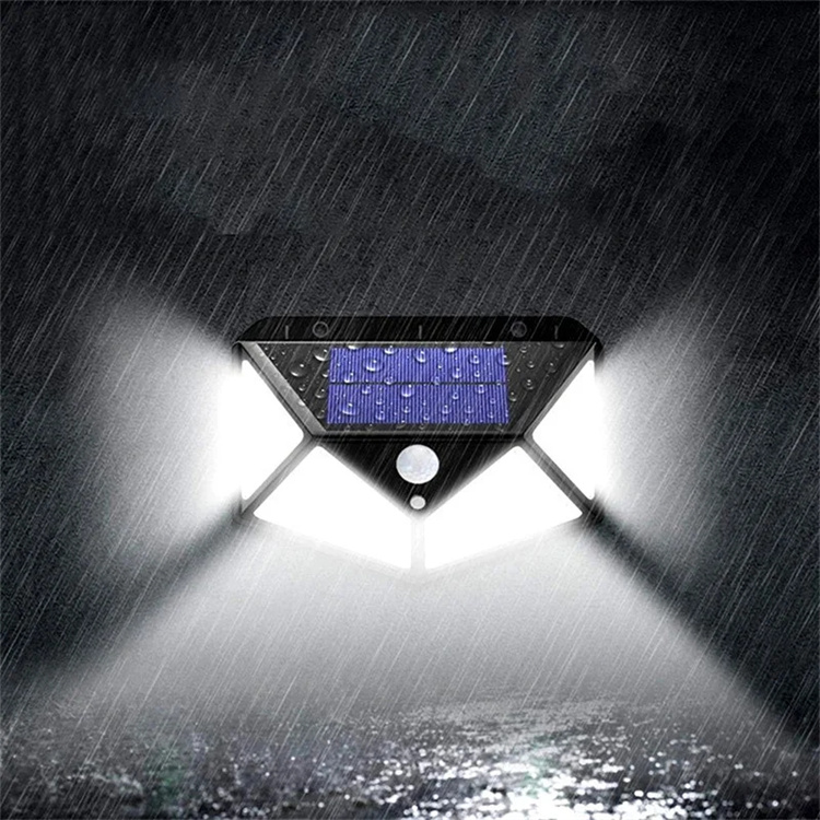 3 Modes 100LED Security Light Wireless Waterproof Outdoor Garden Street Homw Door Smart Motion Lights Solar Wall Light