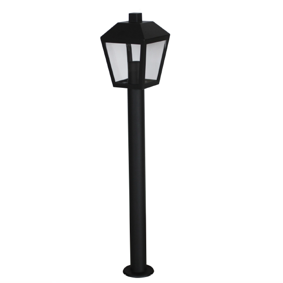 Modern E27 LED Landscape Villa Outdoor Lights Die-Cast Aluminum Trapezoid PC Shade Waterproof AC Power Supply for Garden Lawn