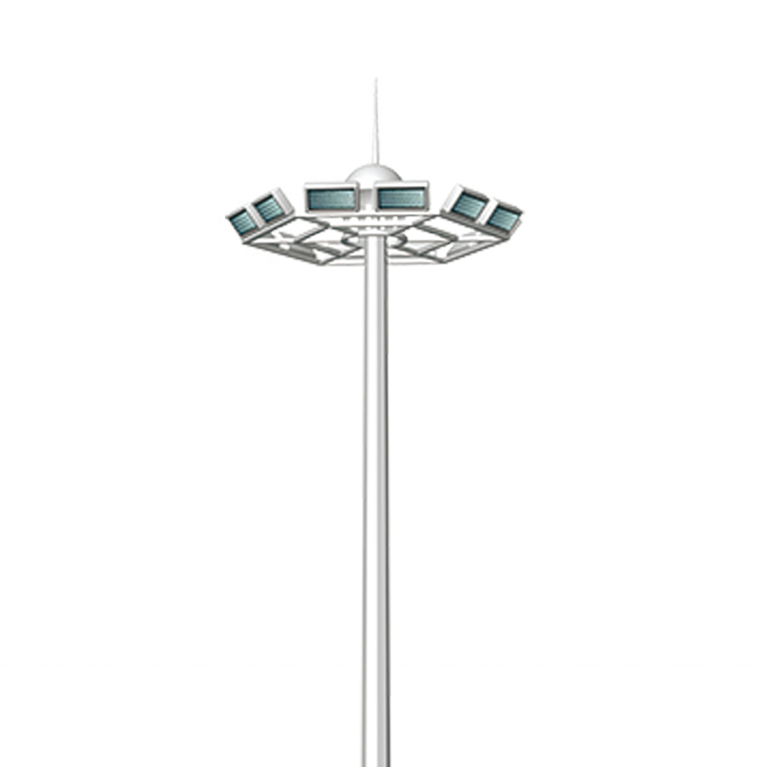 Rust Proof Aluminum High Mast Light with E27 Base IP65/IP67 High Luminous Efficiency for Airport Apron &amp; Runway Lighting