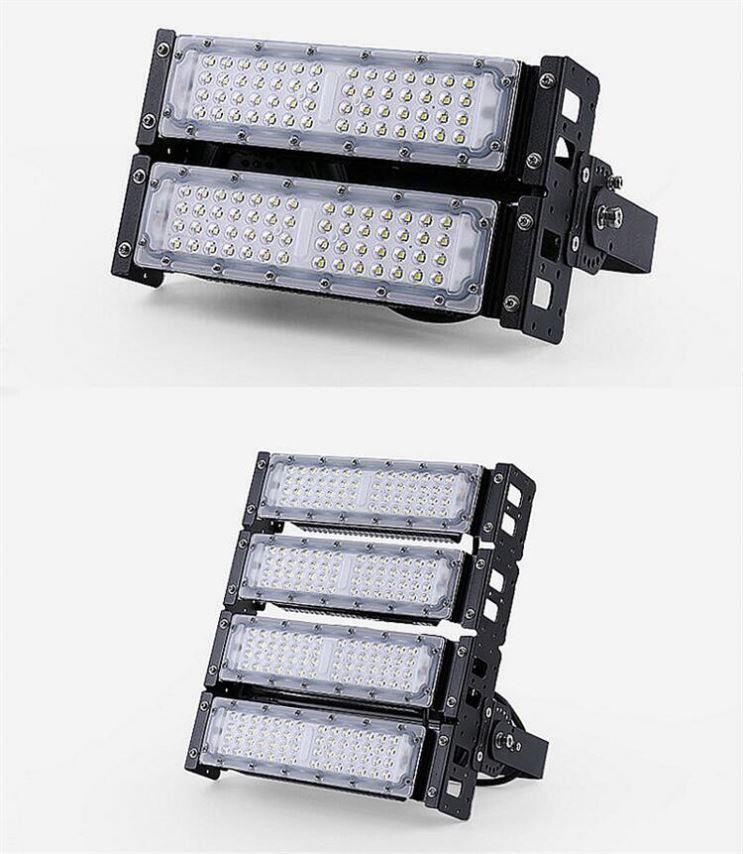 200W-1500W IP66 High Power LED Stadium Flood Light 60 Beam Angle Reflector Projector Football Basketball Sports Lighting