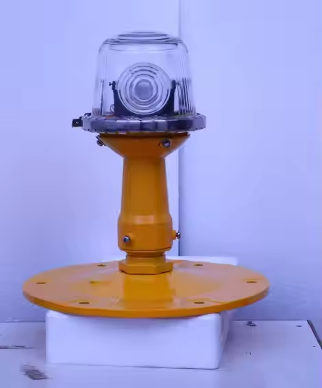 High Intensity Bidirectional Elevated Halogen Runway Edge Light ICAO FAA IEC Compliant AR111 Base Aviation Obstruction Light