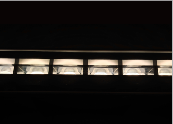 RDM Outdoor Building Facade Lighting 48V 36W 1M DMX RGBW Built-in Grille Anti-Glare Wall Washer Own Mold Design