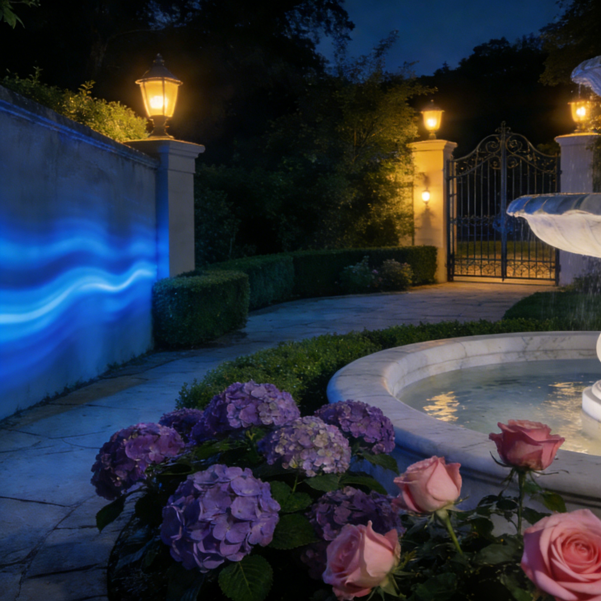 Blue Ocean Wave Lights LED Wall Washer Light DMX IP65 Waterproof Aluminum Linear Water Ripples Lamp for Building Facade Bridge