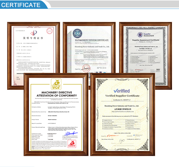 Certificates