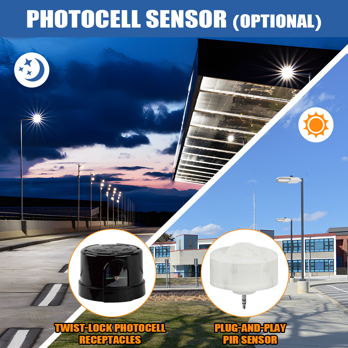 US Waerhouse LED Outdoor Public Area Lighting 150W 200W IP65 LED Stadium Road Parking Lot Shoebox Street Flood Lights