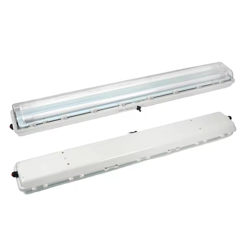 LED Triproof Light Fixture Explosion Proof All Plastic Tube Lamp