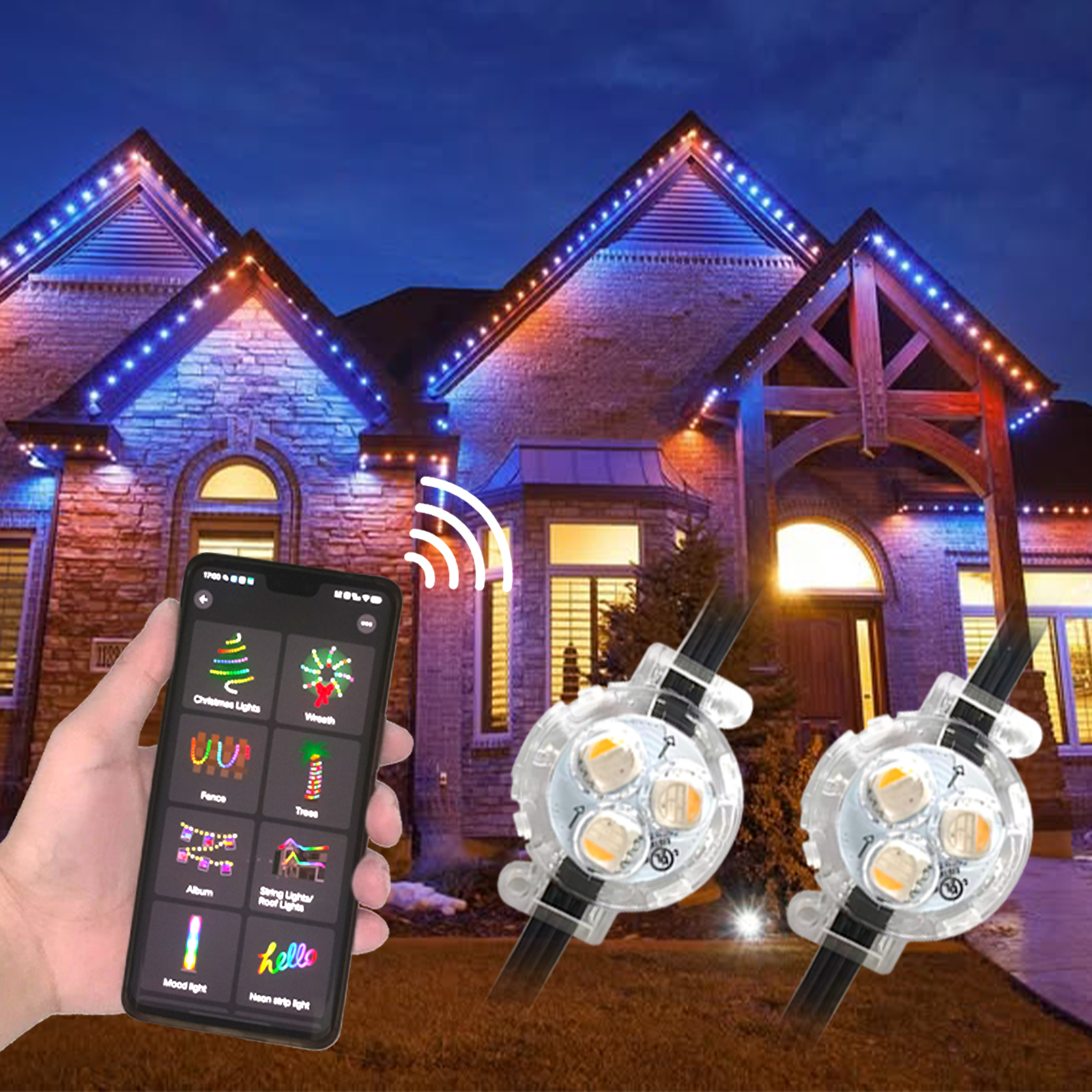 Wholesale 30mm Full RGB Color LED Point Lights New WS2811 Facade Lighting IP68 Permanent Aluminum Alloy 10-Year Warranty