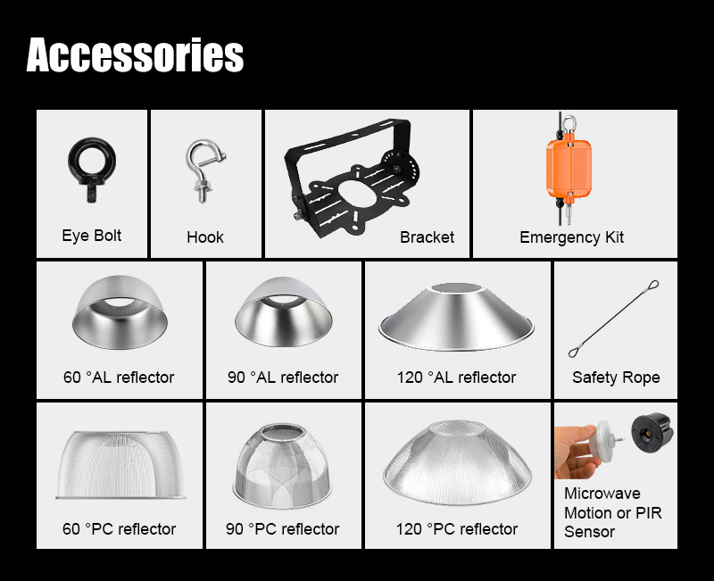 5 Years Warranty 60W 100W 150W 200W 240W 300W UFO Led High Bay Light for Warehouse Workshop Commercial Highbay Fixture