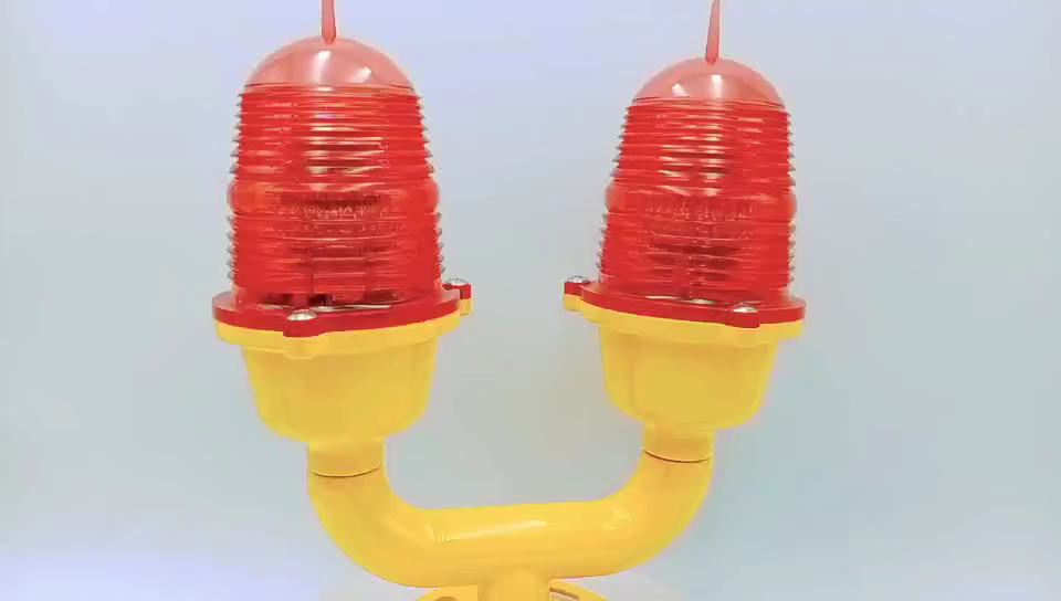 FAA L-810 Double High-rise Buildings Tower Airport Runway Taxiway Airport Navigation Led Safety Lamp Aviation Obstruction Lights