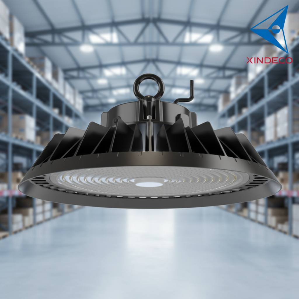 XINDECO H42 IP65 Industrial High Bay 50-500W Die-Casting Aluminium 3000K-6500K 80000H for Lighting 5-Year Warranty Warehouses