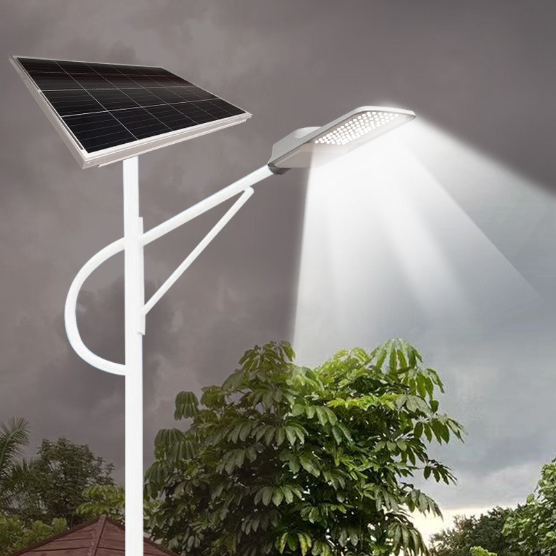 Solar Street Lights IP65-Integrated LED Ultra-Bright 6-Meter Lighting Fixtures for Outdoor Courtyards Rural Areas EU CE