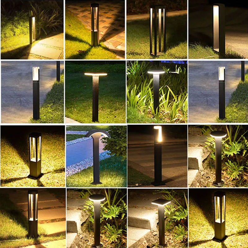 Modern Simple Acrylic Lawn Light Outdoor Waterproof Community Villa Park Landscape Ground Light