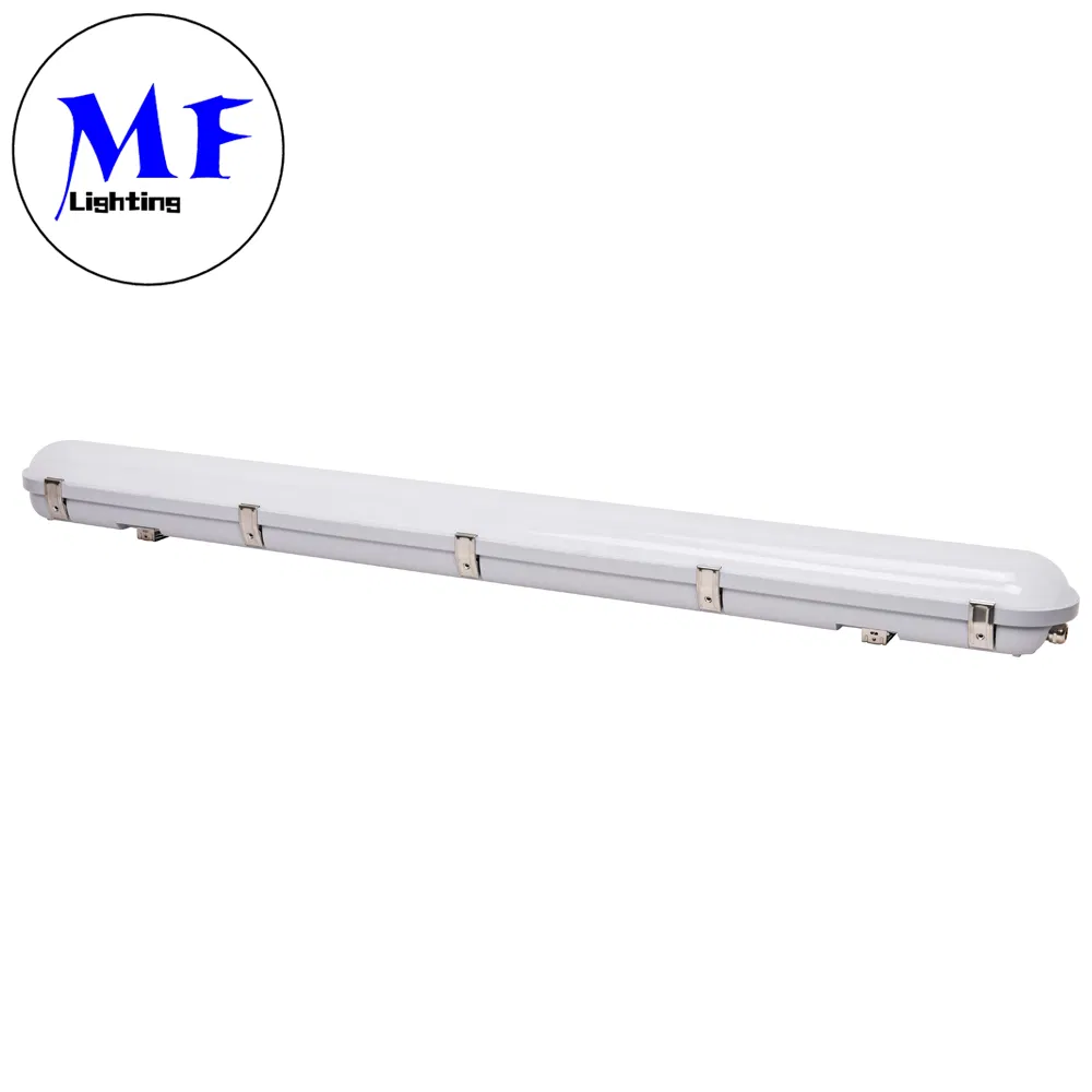 Factory Price 2FT/4FT/5FT IP66 Waterproof Lighting Fixture Subway/Mine/Tunnel/Parking Lot Lighting 3 Hours Emergency LED Tri Proof Lighting