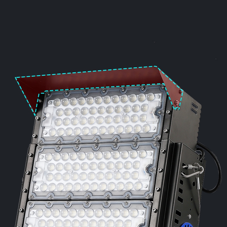 Aluminum Sports Field Lighting IP65 Flood Lights 400W for Outdoor Stadiums Ports and Large-Area Venue Illumination