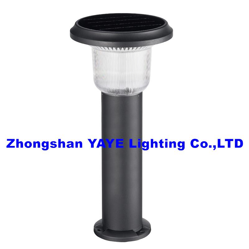 Yaye CE Solar Manufacturer Factory Supplier IP65 Waterproof Outdoor Bollard Lawn Lighting 50W 65cm Height Aluminum LED Garden Landscape Light 3 Years Warranty