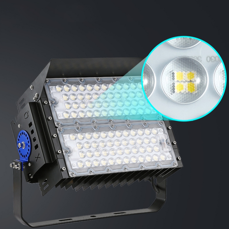 Aluminum Sports Field Lighting IP65 Flood Lights 400W for Outdoor Stadiums Ports and Large-Area Venue Illumination