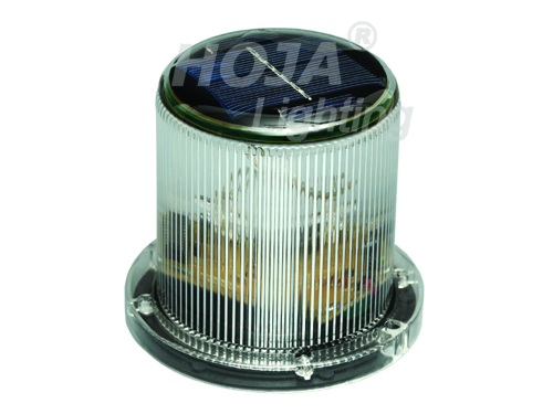 3.75 Inch Solar Warning Light LEDs Marine Dock Light Waterproof CE/RoHS Certification