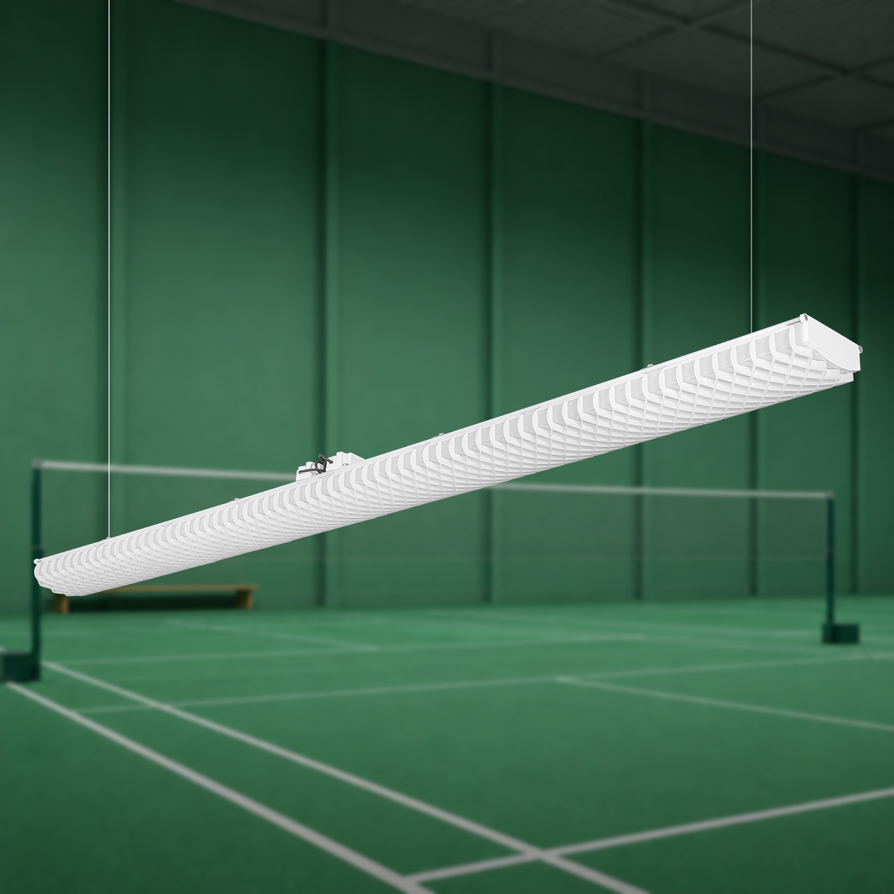 Side-mounted Indoor Padel Court Light Single Double-sided Badminton Pickleball Court Light Indoor Badminton Sports Light Padel