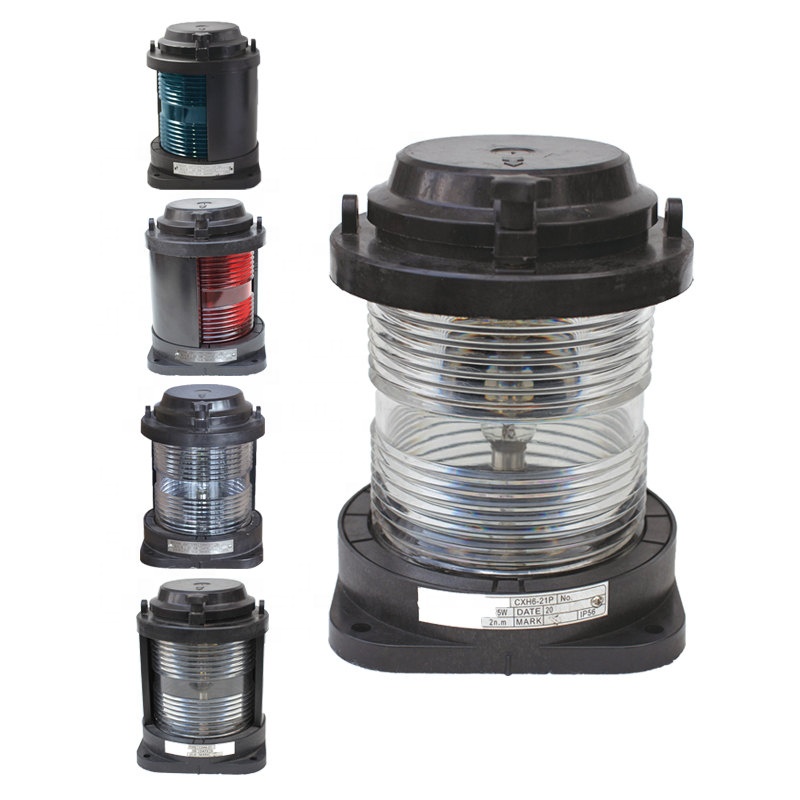 CXH6-21P Marine Single-deck Navigation Signal Light BAY15d Plastic IP56 All Round Light