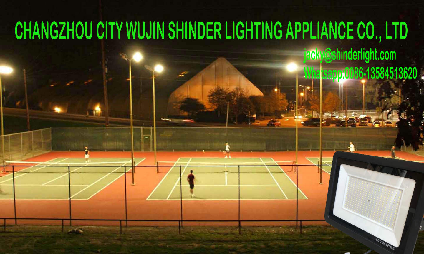 Good Quality 400W Reflector Lamp Led Floodlight Port Harbour Waterproof IP66 120 Beam Angle 2-Year Warranty Outdoor Lighting