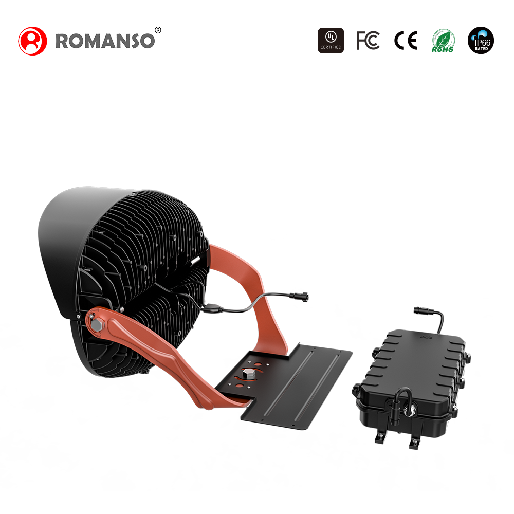 120-277V 347-480V Sports Stadium Flood Lighting for Football Field LED High Mast Stadium Light