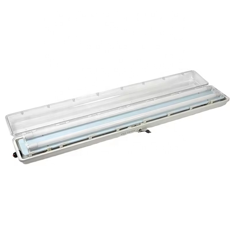 And ATEX Certificate Aluminum Anti-explosion LED Tube Light IP66 Fluorescent Linear Light 80 Fluorescent Lamp Aluminum Head WF1