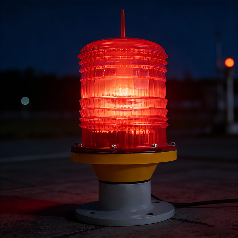 Aviation Obstruction lights With Adjustable Frequency &amp; RGB Ensure Flight Safety For Buildings, Towers And airport runways.