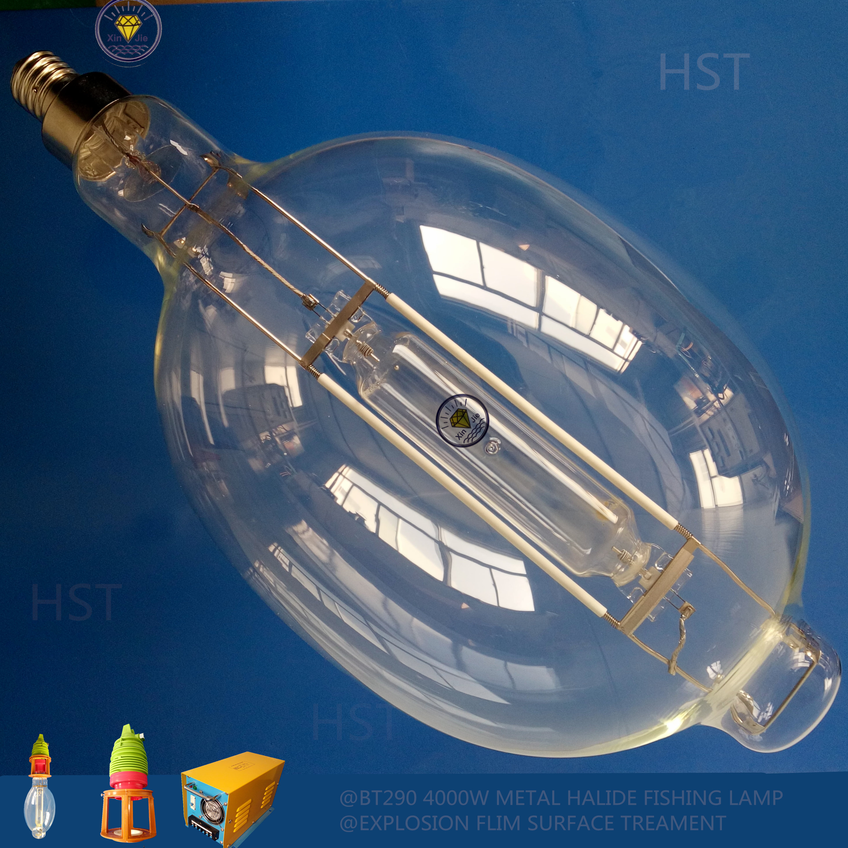 BT290 Squid Light and Metal Halide Fishing Light on Water Vessel Facilities Professional HID Lamps