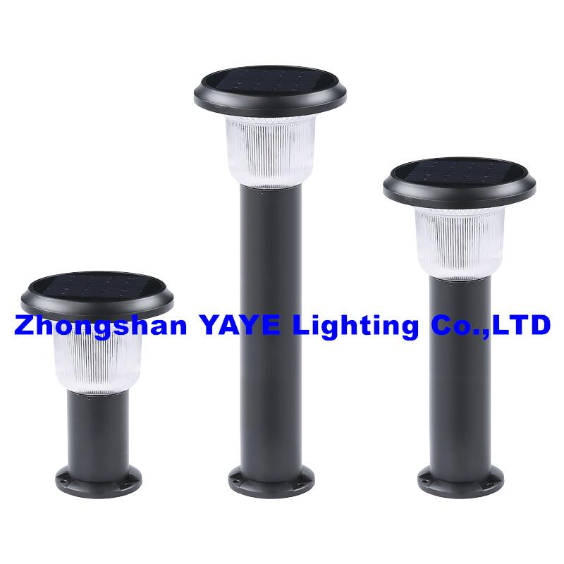 Yaye CE Solar Manufacturer Factory Supplier IP65 Waterproof Outdoor Bollard Lawn Lighting 50W 65cm Height Aluminum LED Garden Landscape Light 3 Years Warranty